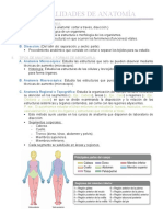 Generalidades anatomía