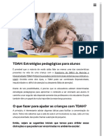 TDAH_ Estratégias Pedagógicas Para Alunos - NeuroSaber