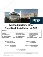 0022-Method Statement For Steel Deck Installation