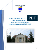 Strategie de Dezvoltare Orasul Edinet