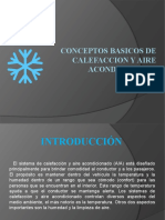 CONCEPTOS BASICOS DE CALEFACCION Y AIRE ACONDICIONADO