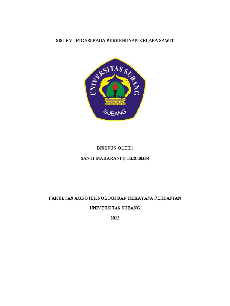 Sistem irigasi cerdas di perkebunan