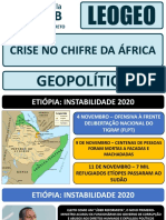Geopolitica CRISES NO CHIFRE DA ÁFRICA - SOMÁLIA e ETIÓPIA