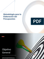 Metodología para La Elaboración de Presupuestos