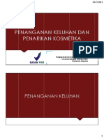 Penanganan Keluhan Dan Penarikan Kosmetika