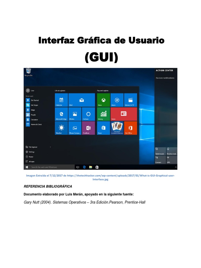 Unidad I. Recurso 7. Interfaz Gráfica de Usuario PDF Interfaces