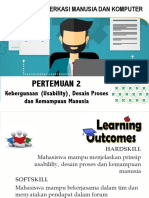 2 - Usability, UCD Dan Kemampuan Manusia