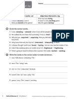 Adjectives With - Ed and - Ing