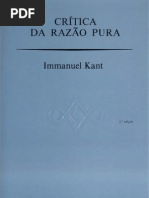 critica da razao pura-kant