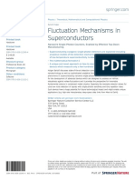 Fluctuation Mechanisms in Superconductors: Springer Spektrum
