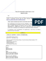 Orientações para Castração Solidária