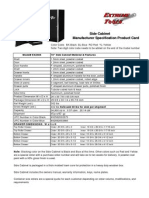 EX2404 Tool Side Cabinet Specifications