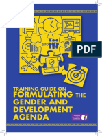 PCW GAD Agenda Training Guide