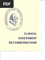 Clinical Assessment Recommendations