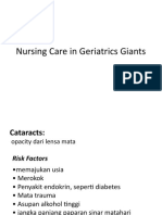 Nursing Care in Geriatric GiantsTranslete