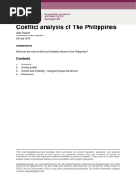 Conflict Analysis of The Philippines by Sian Herbert 2019