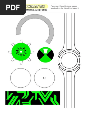 DIY BEN 10 ALIEN FORCE OMNITRIX l YOWAWERTS CRAFT