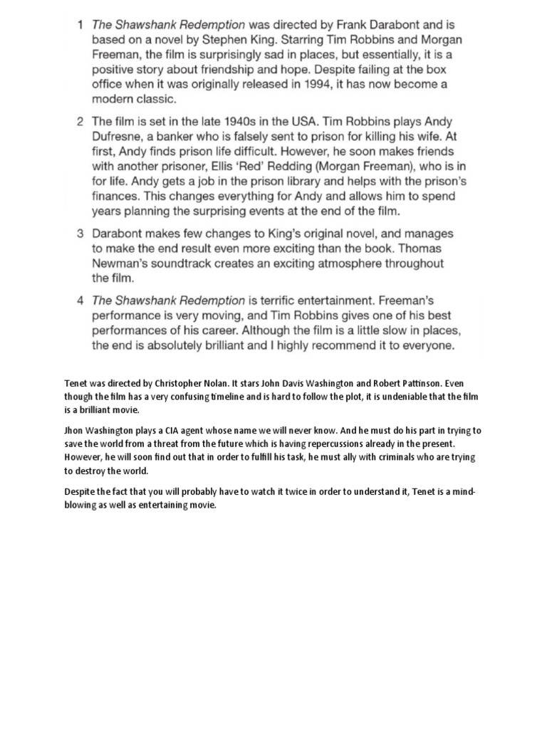 Tenet Movie Review: A Mind-Bending Thriller | PDF | Young Adult