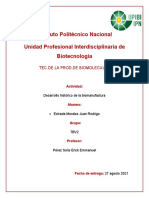 Desarrollo Histórico de La Biomanufactura