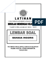 Bahasa Inggris: TAHUN PELAJARAN 2021 / 2022