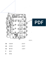 Control de válvulas de transmisión de caterpillar 120H