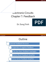 Electronic Circuits Chapter 7: Feedback: Dr. Dung Trinh