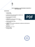 Información Proceso Admisión EPG 2020