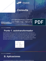 Circuitos Eléctricos y Laboratorio II: Autotransformadores y Función de Transferencia