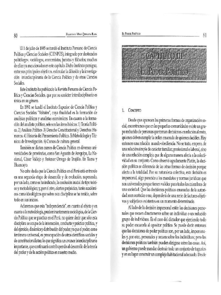 Lectura 3 - El Poder Político | PDF