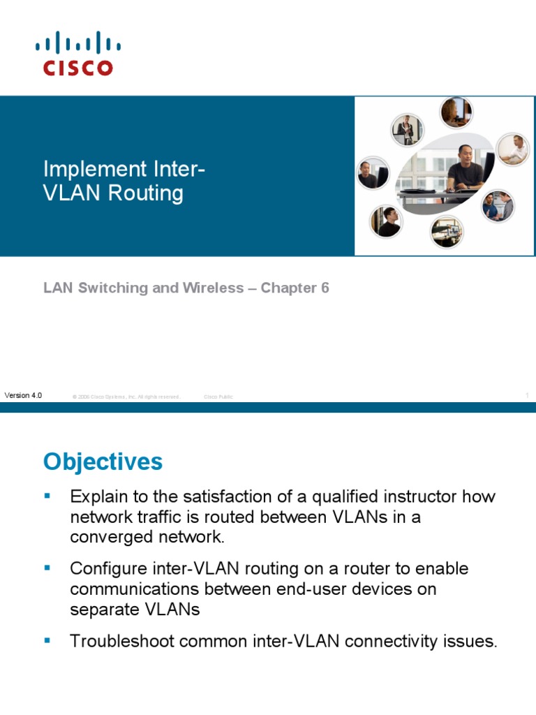 Implement Inter-VLAN Routing: LAN Switching and Wireless - Chapter 6 ...