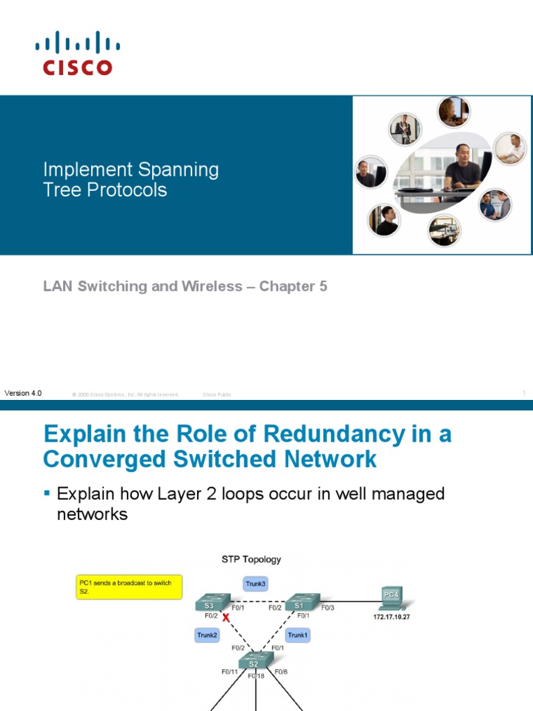 Implement Spanning Tree Protocols: LAN Switching and Wireless - Chapter ...
