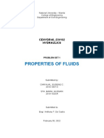 Properties of Fluids: CEHYDR40 - CIV192 Hydraulics