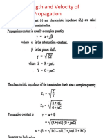 Wavelength and Velocity of Propagation