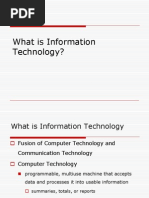 What Is Information Technology?