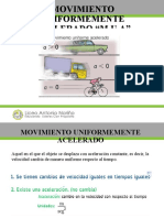 Movimiento Rectilineo Uniformemente Acelerado