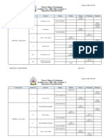 Nizwa College of Technology: Academic Year: 2020 / 2021 (Semester 3) Department Timetable Details