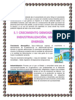 Crecimiento demográfico, industrialización y su impacto ambiental