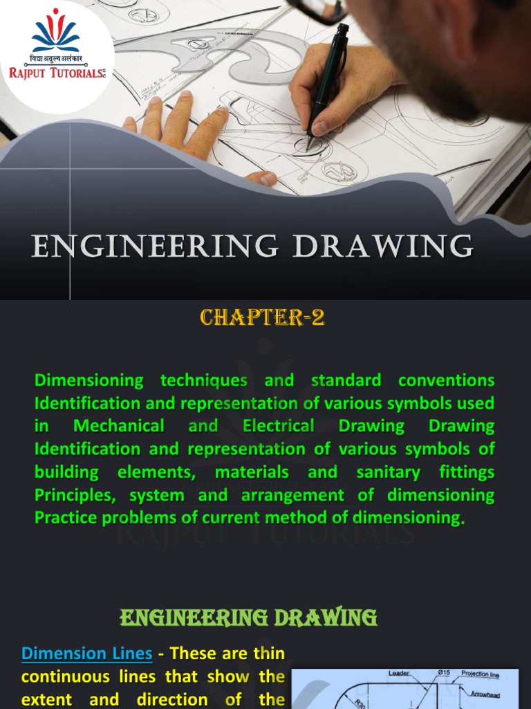 Dimensioning Techniques in Engineering Drawing | PDF | Sphere | Angle