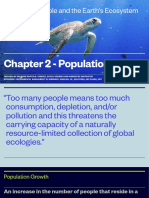 GEPE 211 - People and The Earth's Ecosystem: Chapter 2 - Population