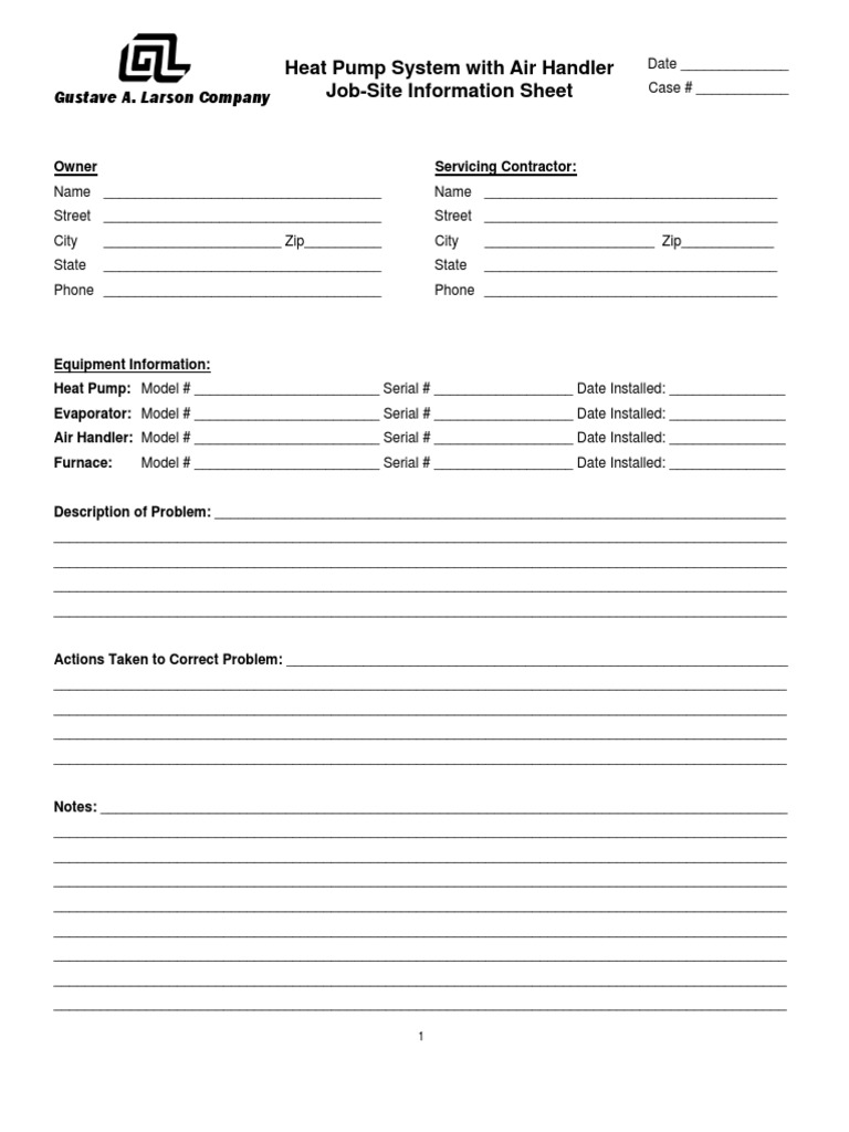 Jobsheet Heatpump Air Hand PDF Heat Pump Manufactured Goods