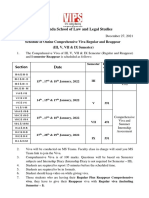 Notice For Comprehensive Viva (Students)