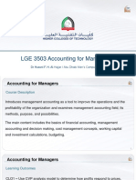 CLO 2 - LGE 3503 Accounting For Managers