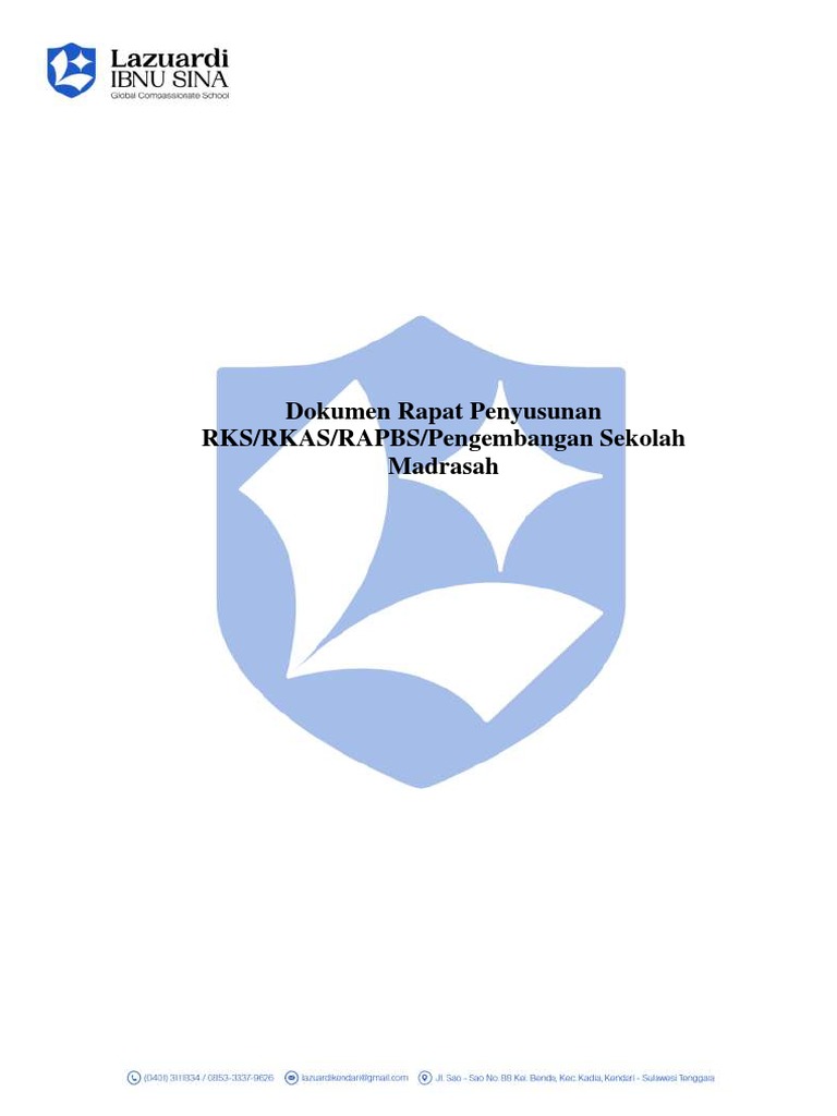 Rapat Penyusunan RKAS SD Lazuardi 2020 | PDF