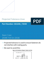 projected tolerance zone [801046]