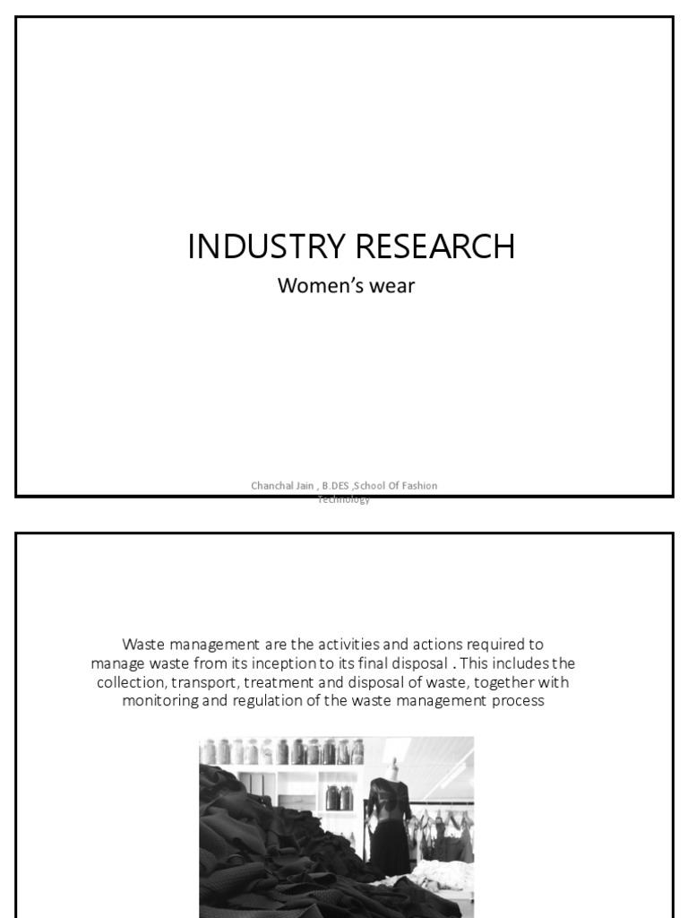 Waste Management in Fashion Industry | PDF | Clothing | E Textiles
