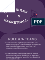 Basketball Rule 3 and 4