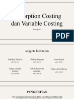 Kelompok 1 - PPT Absorption Costing Dan Variable Costing
