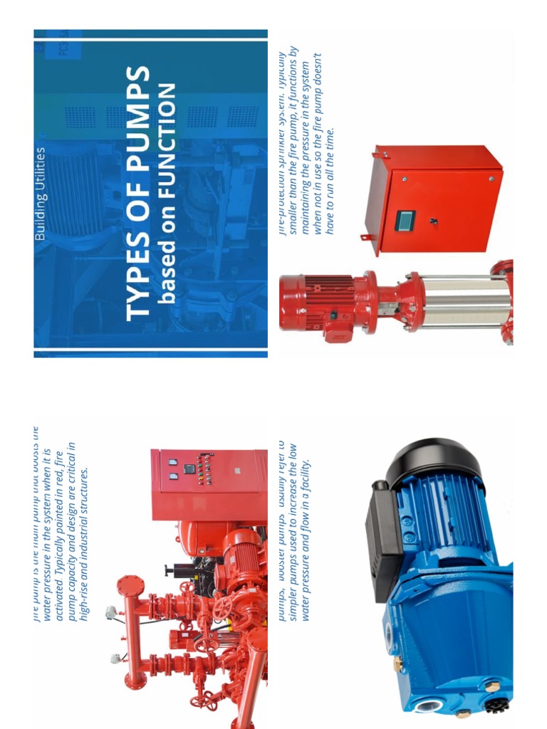 Types of Pumps PDF