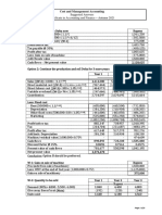 Cost and Management Accounting: Page 1 of 8