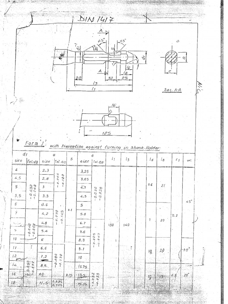 DIN 1417 (Broach) | PDF